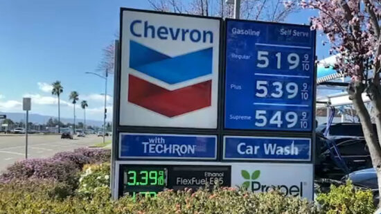 high gas prices